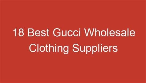 how to buy gucci wholesale|gucci wholesale distributors.